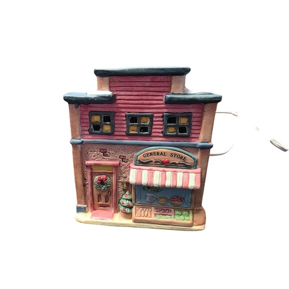 Sugar Creek County Lighted General Store Village 1995 - Picture 8 of 10